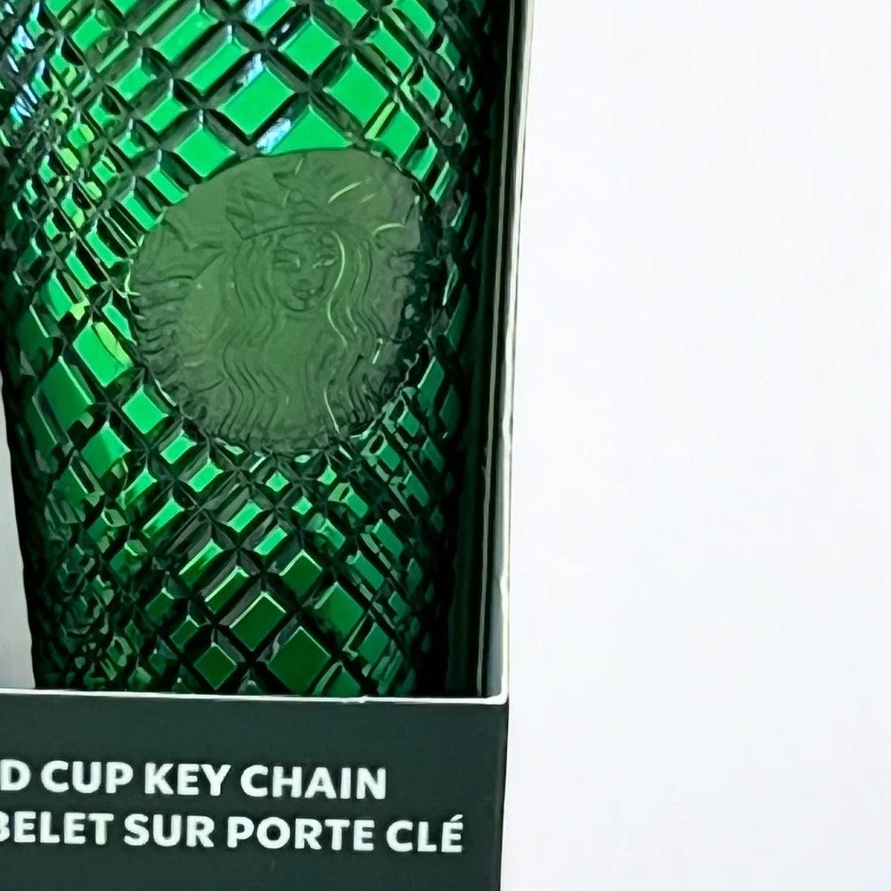 Wicked Starbucks 2024 Emerald‎ City Cold Cup Keychain - Green Limited Edition